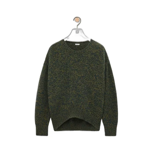 Trompe l'oeil sweater in wool