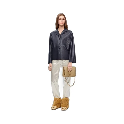Pyjama blouse in nappa lambskin