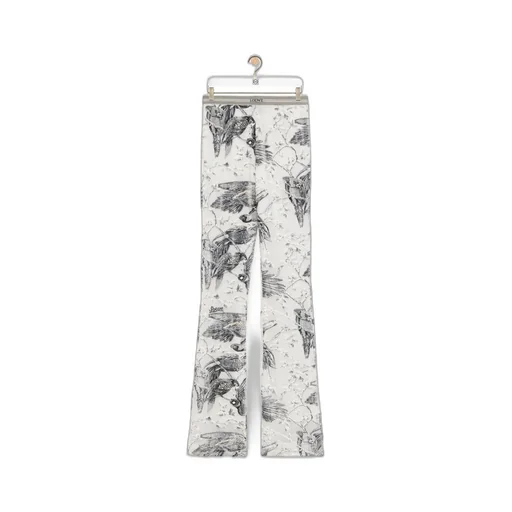 Trousers in viscose blend