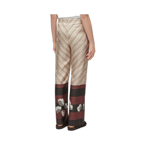 Pyjama trousers in silk