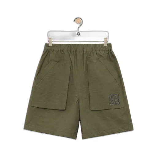 Shorts in cotton blend