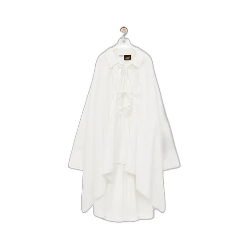 Tunic dress in cotton blend