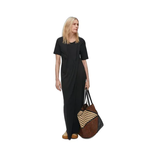 T-shirt dress in cotton blend