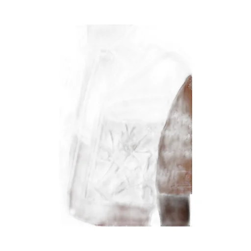 Cropped shirt in cotton and silk