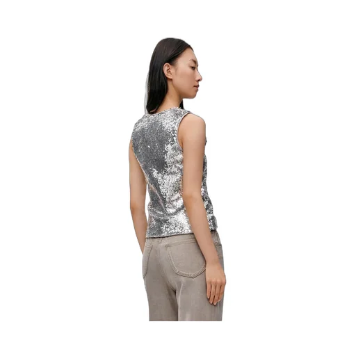 Tank top in sequins