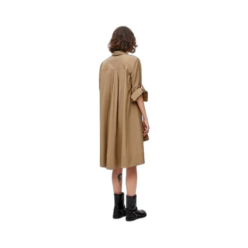 Tunic dress in cotton blend