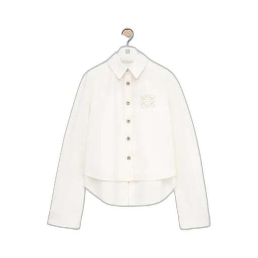 Trapeze shirt in denim