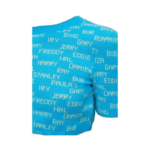 Cropped sweater in cotton