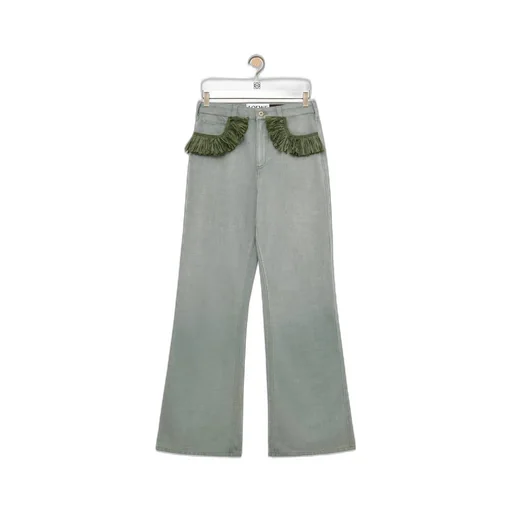Bootleg jeans in denim