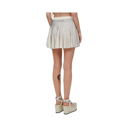 Mini skirt in viscose