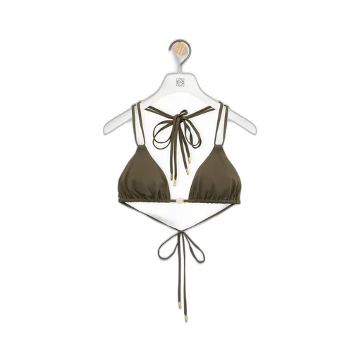 Bikini top in technical jersey