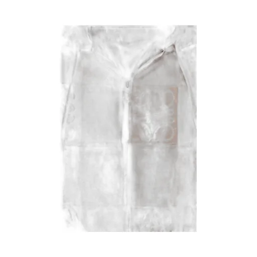 Cropped hoodie in terry cotton jacquard