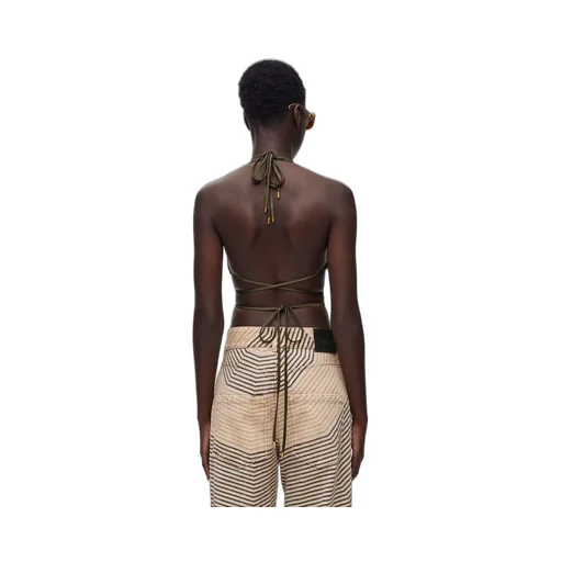 Bikini top in technical jersey