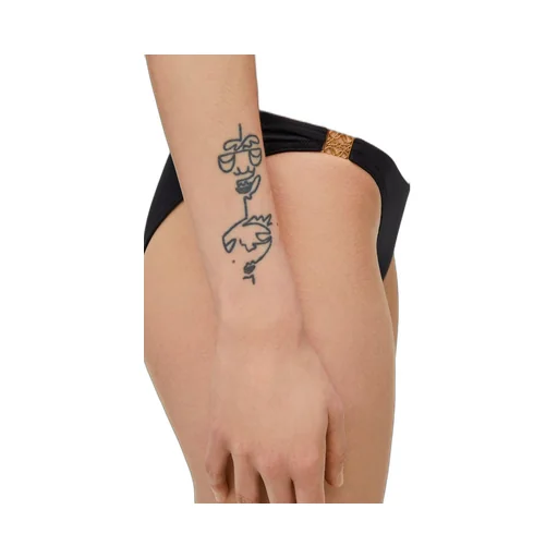 Bikini bottoms in technical jersey