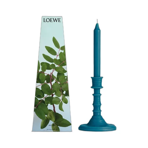 Incense wax candleholder