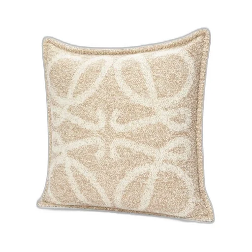 Anagram cushion in alpaca and wool