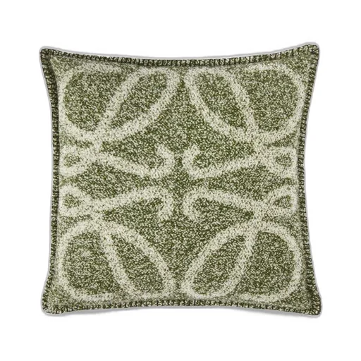 Anagram cushion in alpaca and wool