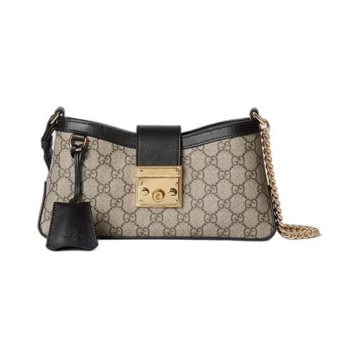 Padlock small shoulder bag