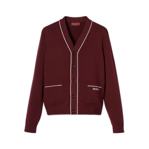 Knit wool cardigan
