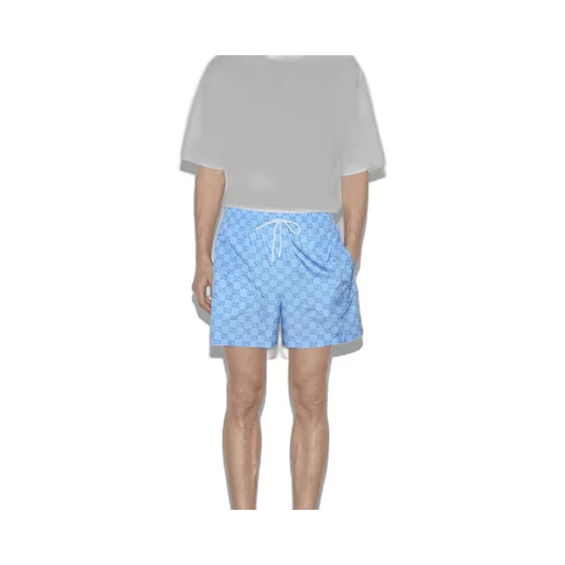 GG print nylon swim short