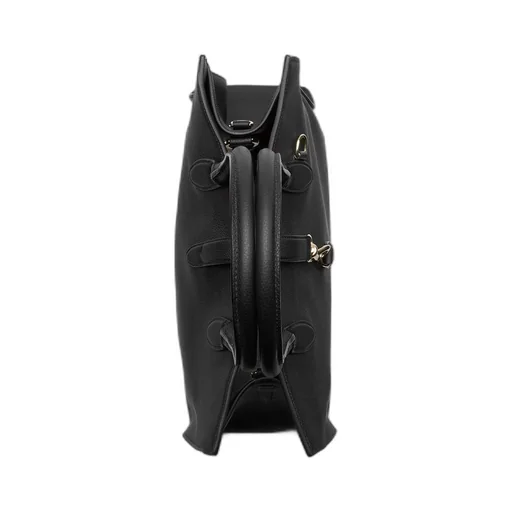 Large tote bag with hook closure