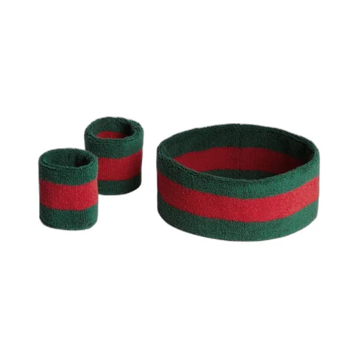 Cotton headband and wristbands set