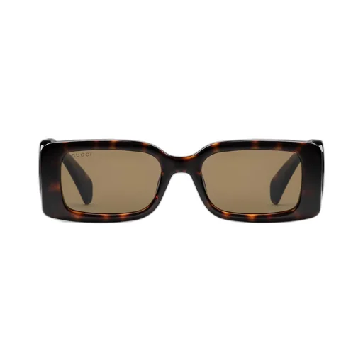 Rectangular frame sunglasses