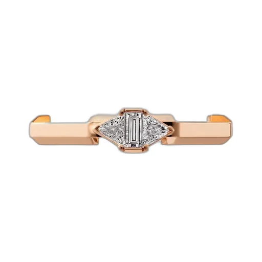 Gucci Link to Love baguette diamond ring