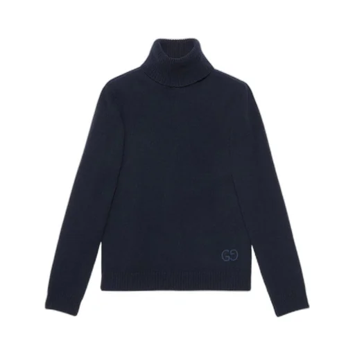 Cashmere knit turtleneck jumper