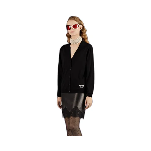Extra fine wool cardigan