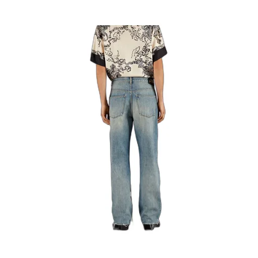Baggy stonewashed denim trouser