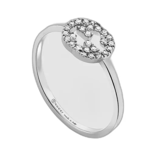 Gucci Interlocking diamond ring