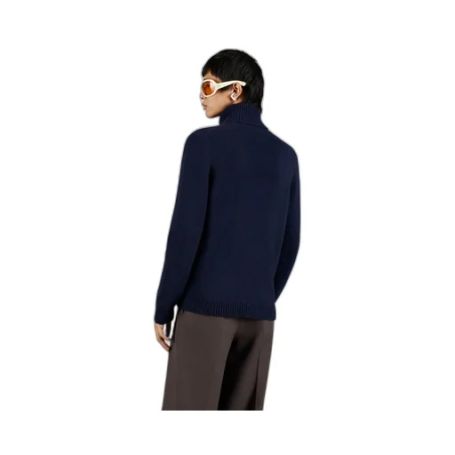 Cashmere knit turtleneck jumper