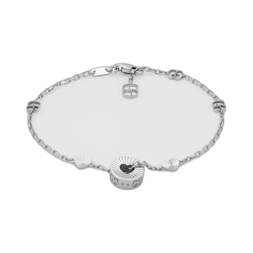 Icon 18k heart bracelet