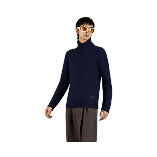 Cashmere knit turtleneck jumper