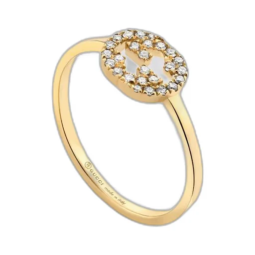 Gucci Interlocking diamond ring