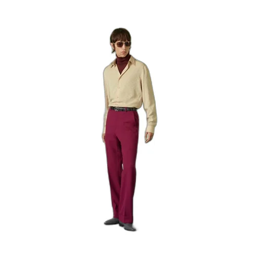 Wool jumper with Horsebit intarsia