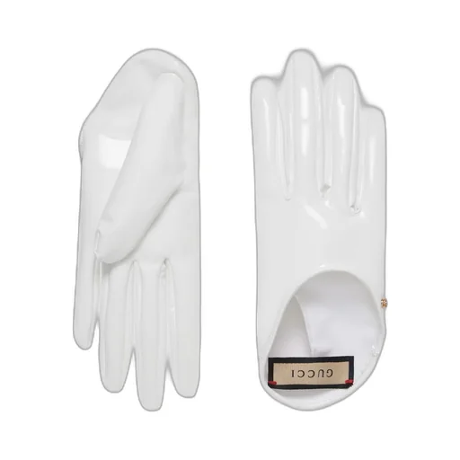 Shiny lycra gloves