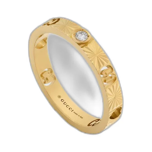 Icon 18k diamond heart ring