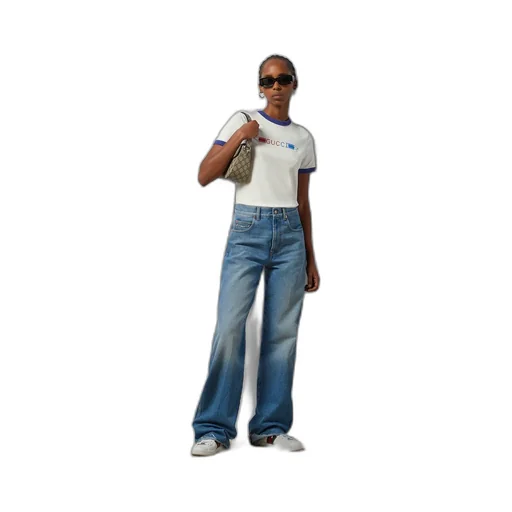 Cotton jersey printed T-shirt