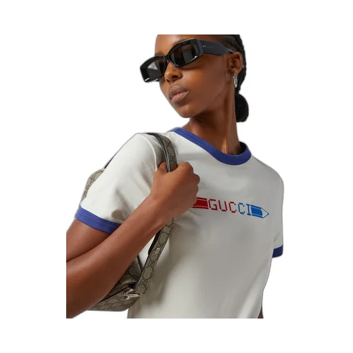 Cotton jersey printed T-shirt