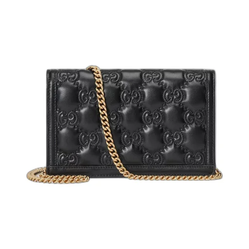 GG Matelassé chain wallet