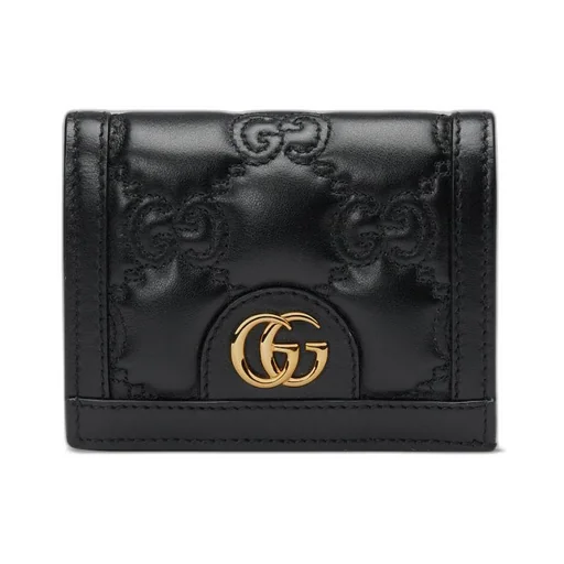 GG Matelassé card case wallet
