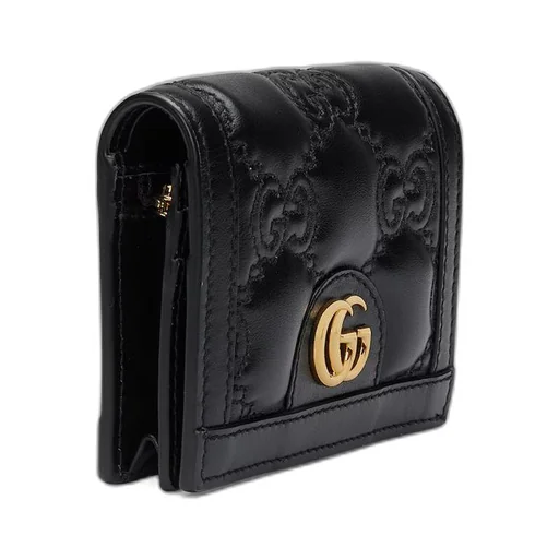 GG Matelassé card case wallet