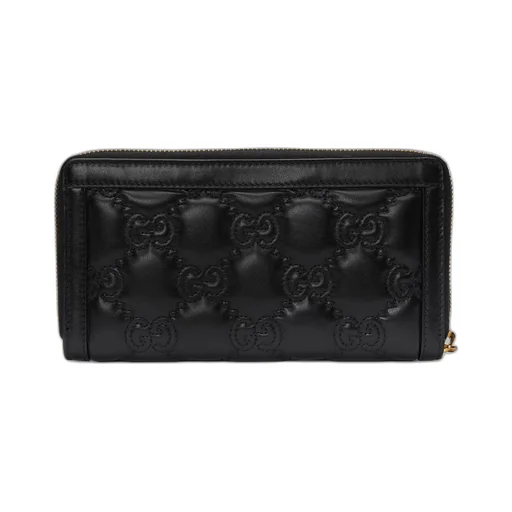 GG Matelassé zip-around wallet
