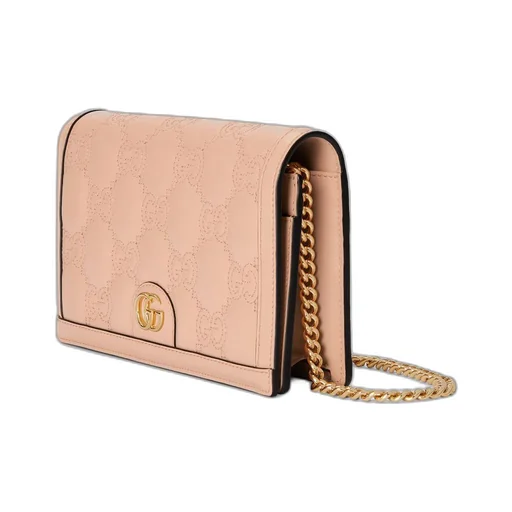 GG Matelassé chain wallet