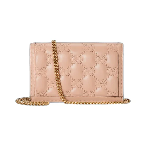 GG Matelassé chain wallet