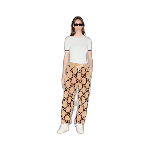 GG jacquard track bottoms