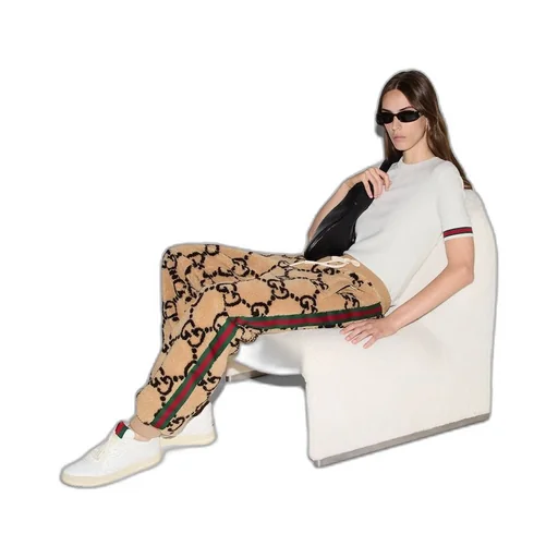 GG jacquard track bottoms