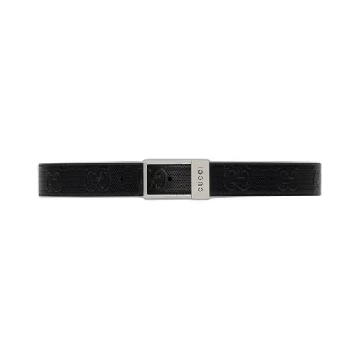 GG belt with rectangular buckle